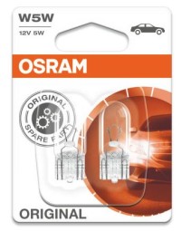 OSRAM 5W 12V W2.1X9.5D 2pc....