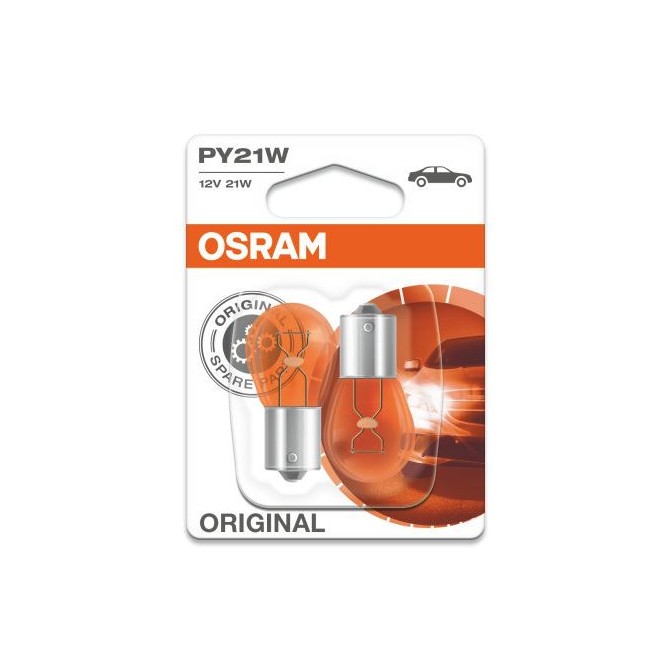 OSRAM 21W 12V Bau15S 2pc. лампочки