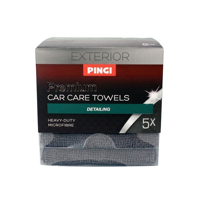 PINGI Exterior Car Care Towel 5-pack audums ārējai lietošanai