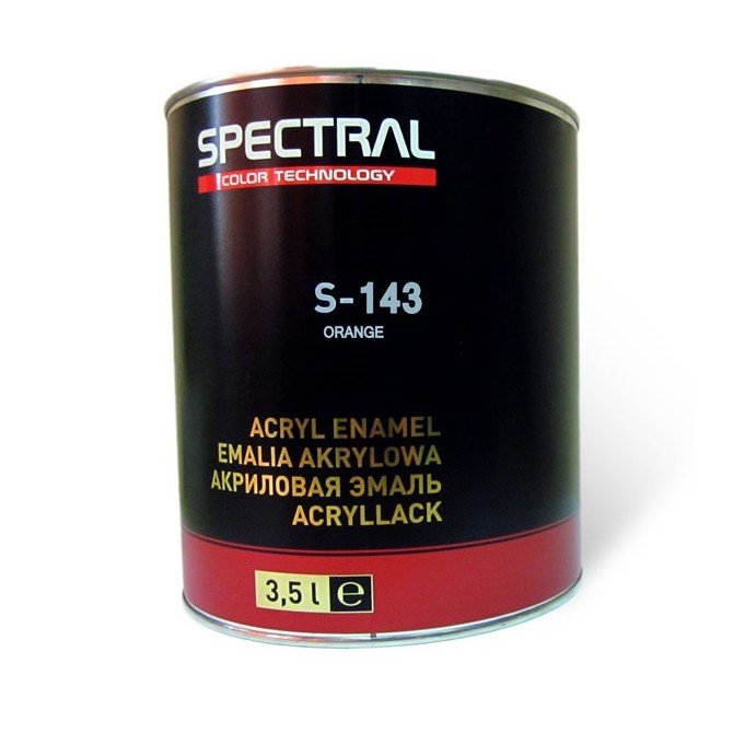 SPECTRAL Acrylic Enamel S-143 Orange  3.5L akriliniai emaliniai dažai