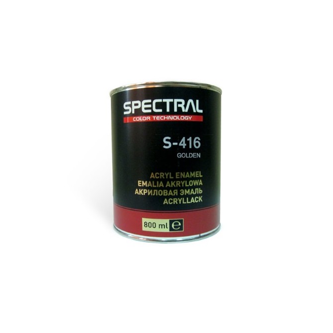 SPECTRAL Acrylic Enamel S-416 Golden 0.8L  akrila emaljas krāsa