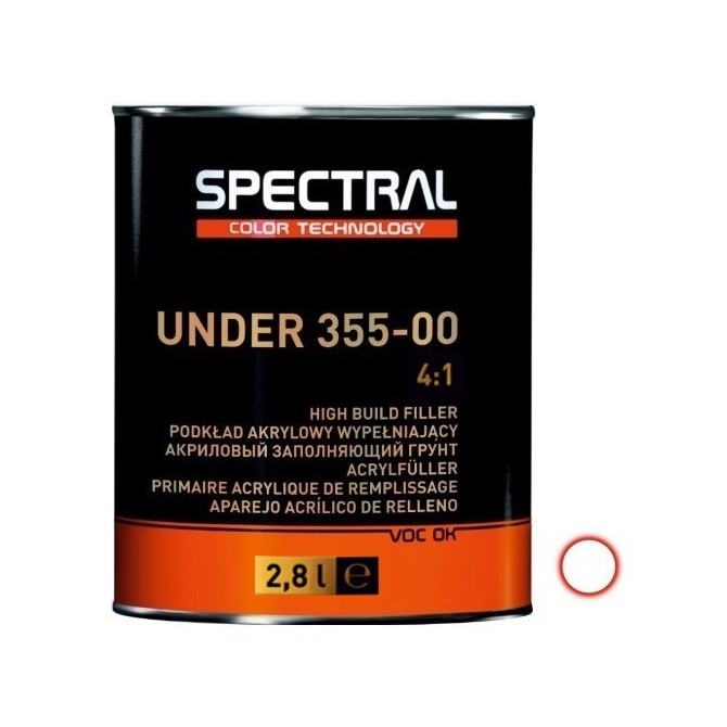 SPECTRAL Primer UNDER355-00 P1  4:1 White 2.8L akrilinis gruntas