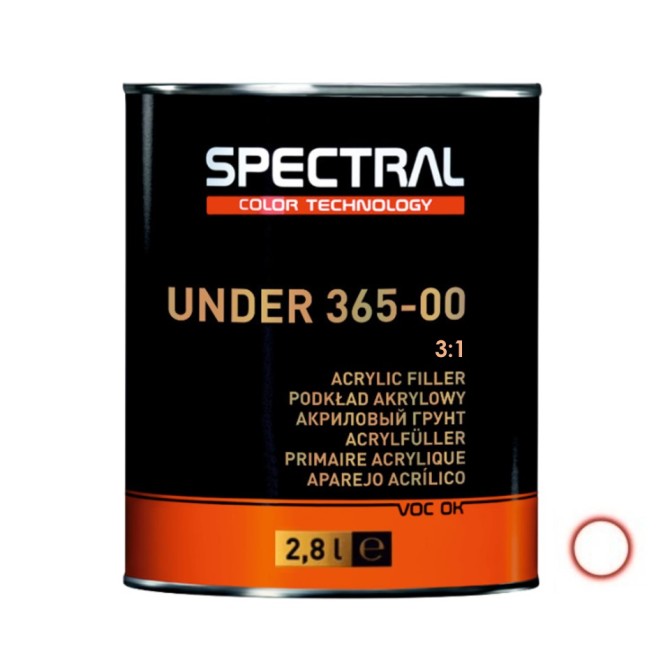 SPECTRAL Primer UNDER365-00 P1  3:1 White 2.8L akrila grunts