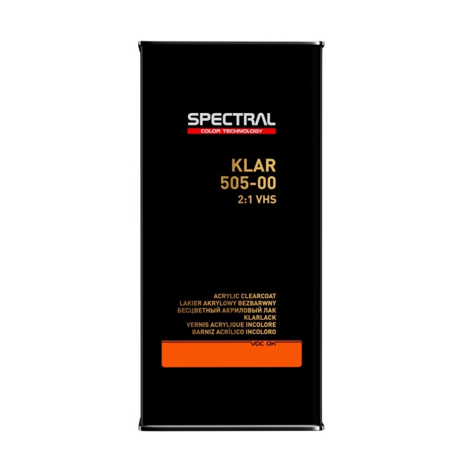 SPECTRAL KLAR 505-00 VHS Acrylic Clearcoat 2:1 5L akrila laka