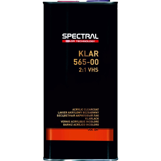 SPECTRAL KLAR 565-00 VHS Acrylic Clearcoat 2:1 5L akrila laka