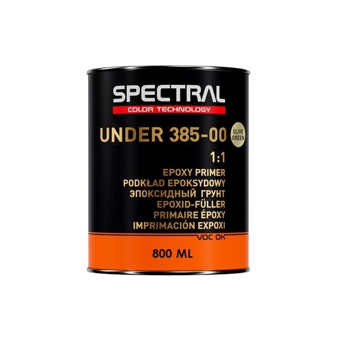 SPECTRAL Epoxy Primer UNDER 385-00  1:1 Olive Green 0.8L epoksīda grunts