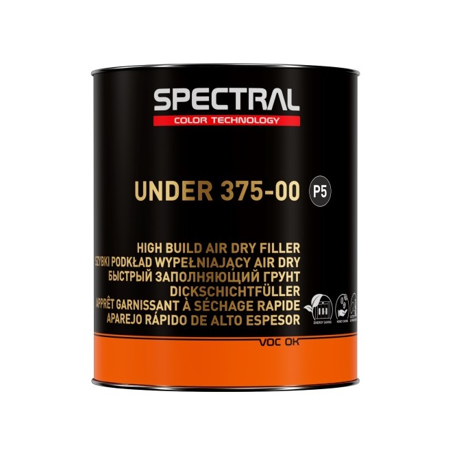 SPECTRAL Primer UNDER 375-00 P5  4:1 Black 2.8L akrila grunts