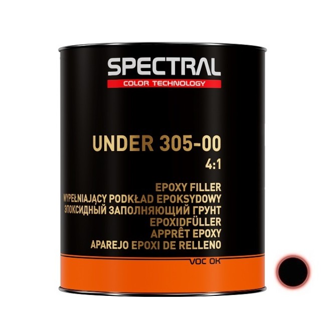 SPECTRAL Epoxy filler UNDER 305-00 P5  4:1 Black 2.8L 