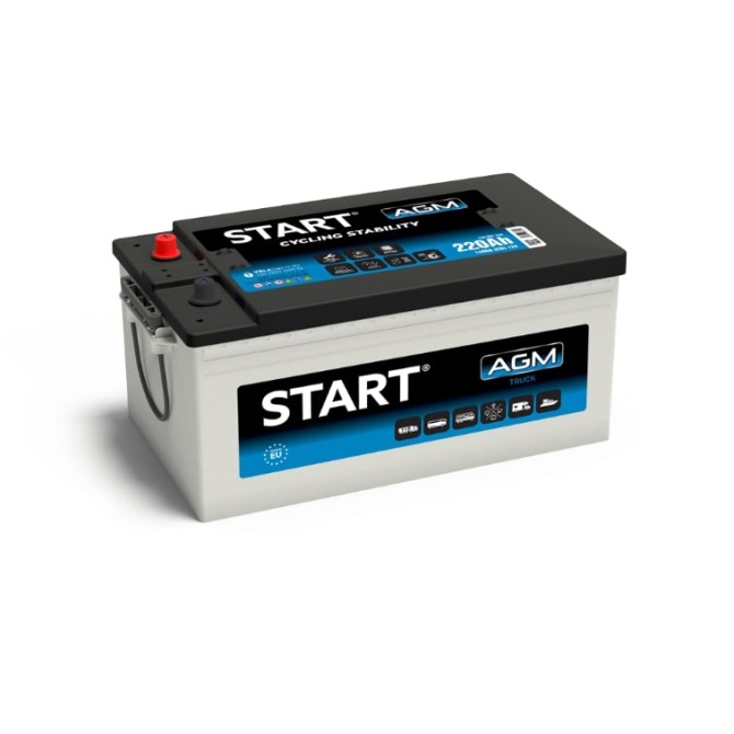 Akum. Start 220 Ah AGM 12V 1400A 518x274x242