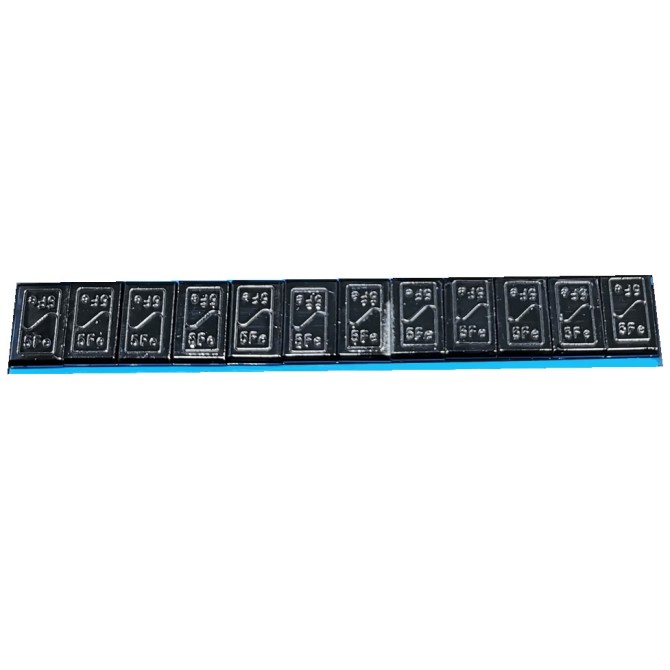  Adhesive Weights, Epoxy Polyester Co., Alu 12x5G, Black, 50pc балансировочные грузики, адгезивны