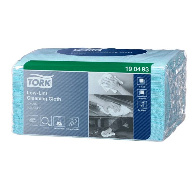 TORK Premium Precision Cleaning, 1 Ply, Blue, 75 Sheets puhastuslapid