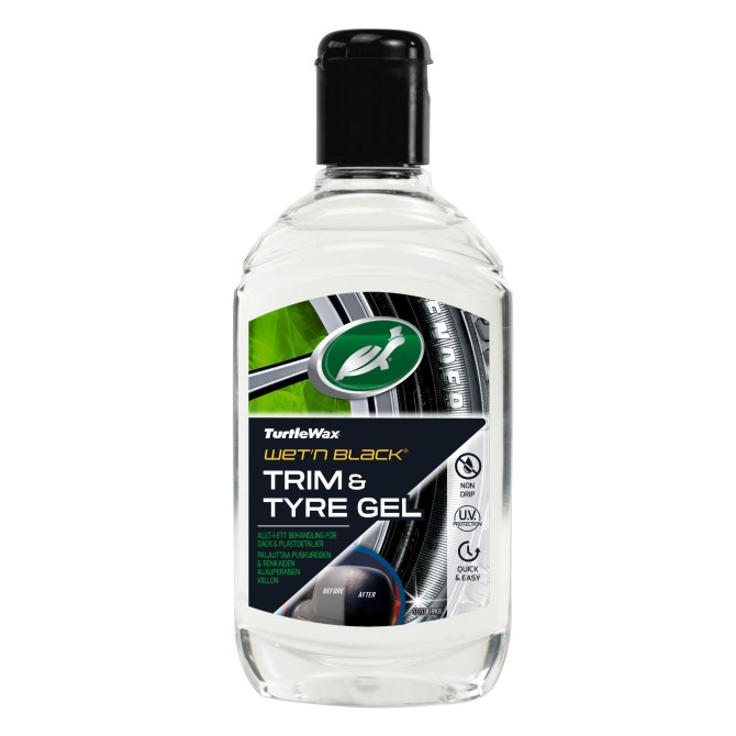 TURTLE WAX Wet N Black Trim 300ml  rehvi ja kaitseraua mustusaine