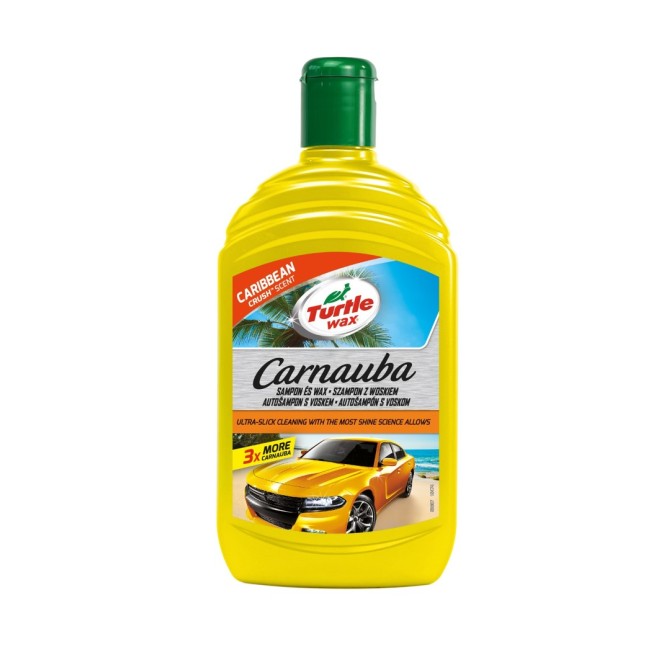 TURTLE WAX Carnauba Wash & Wax 0.5l šampoon Carnauba vahaga