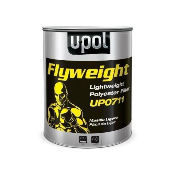 U-POL Fly Super Light Polyester Putty 3L легкая шпаклевка