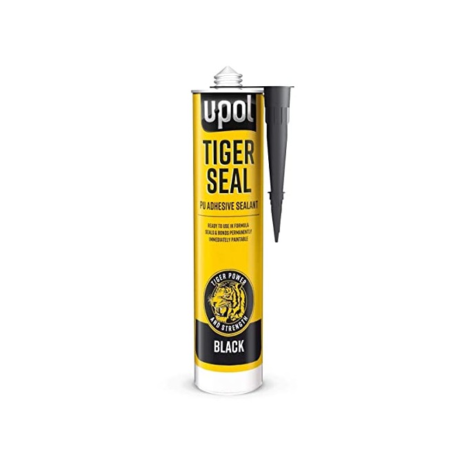 U-POL Tiger Seal PU Adhesive & Sealant Black 310ml hermeetik