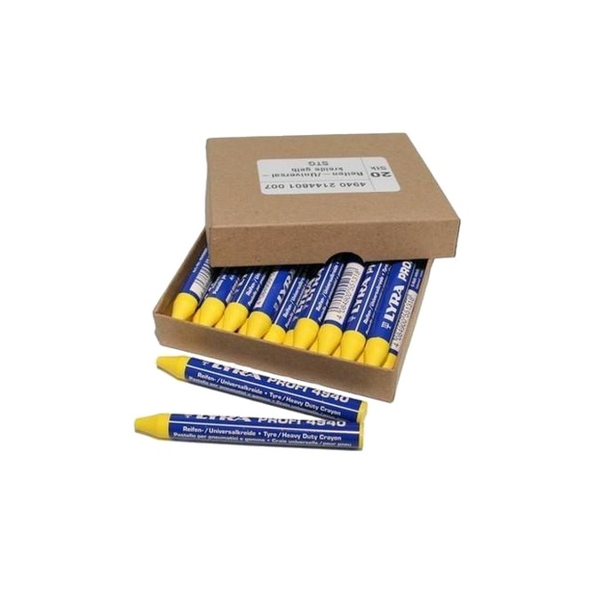 REMA TIP TOP Wax Chalk Yellow 20pc vaska krīts