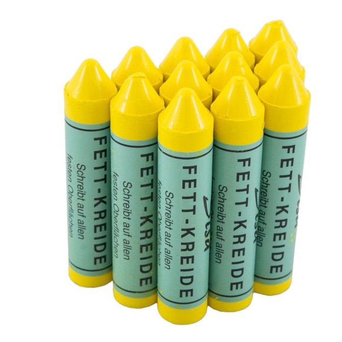  Marking Chalk Sisa, Yelllow, 12Pcs krīts