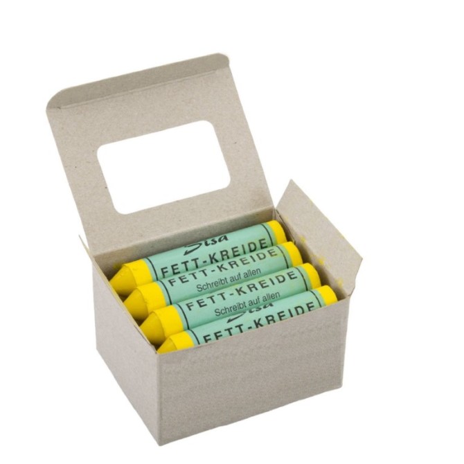  Marking Chalk Sisa, Yelllow, 12Pcs 