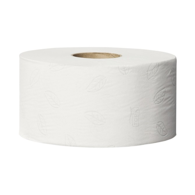 TORK Tork Advanced Jumbo Mini Toilet Paper, T2, 170M., 2 Ply, White 