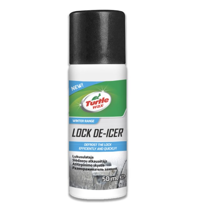 TURTLE WAX Lock De-Icer 50 ml atledošanas līdzeklis slēdzenēm