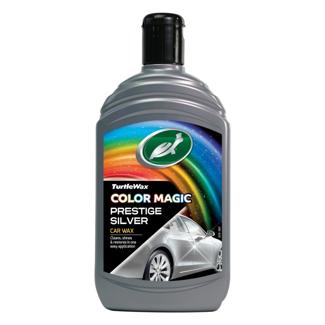 TURTLE WAX Color Magic Silver, 0.5l полироль, серый