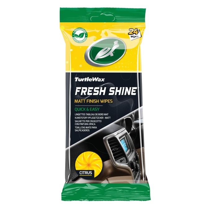 TURTLE WAX Fresh MATT wipes 24 pc. 