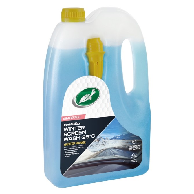 TURTLE WAX Windscreen Washer Fluid -25°C, 4 L  vējstiklu mazgāšanas šķidrums