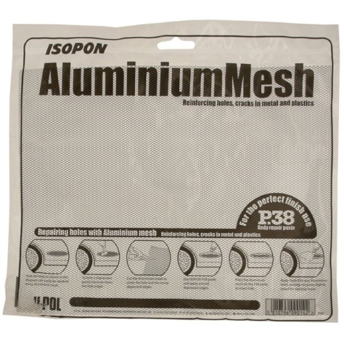 U-POL Aluminium Mesh 25x20cm aliuminio tinklelis