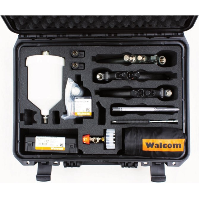 WALCOM Promo kit, 3 units spray guns dažymo pistoletų rinkinys