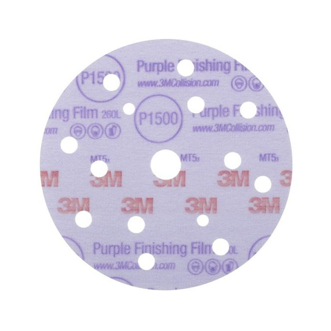 3M Hookit 260L/15 Purple disc P1500 150mm