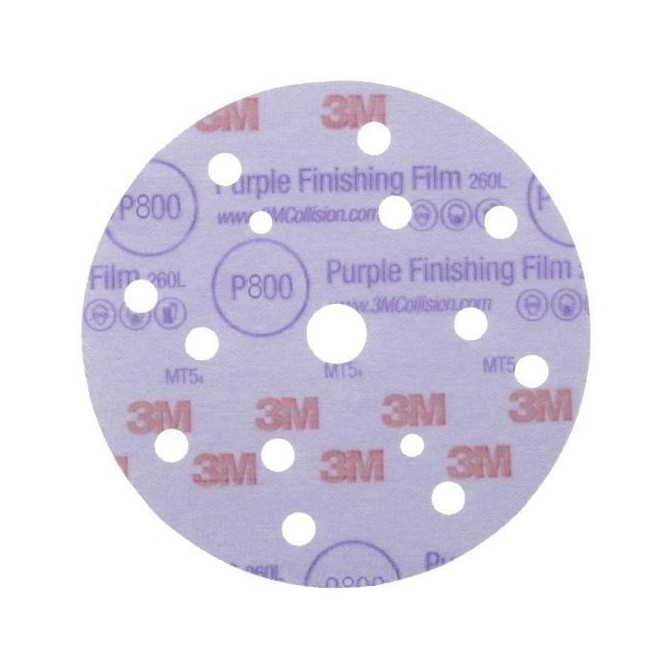 3M Purple diskas P800 150mm 15sk  (50 vnt.) šlifavimo diskas