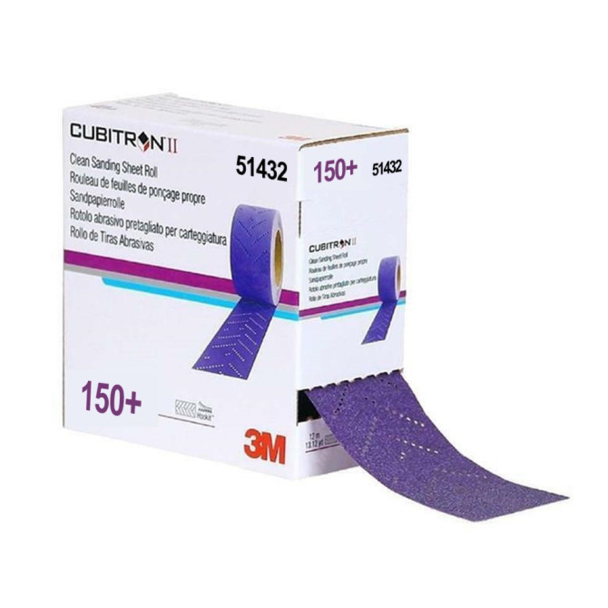 3M Šlif.juosta P150 70mm x 12m  Cubitron (rulonas) šlifavimo juosta