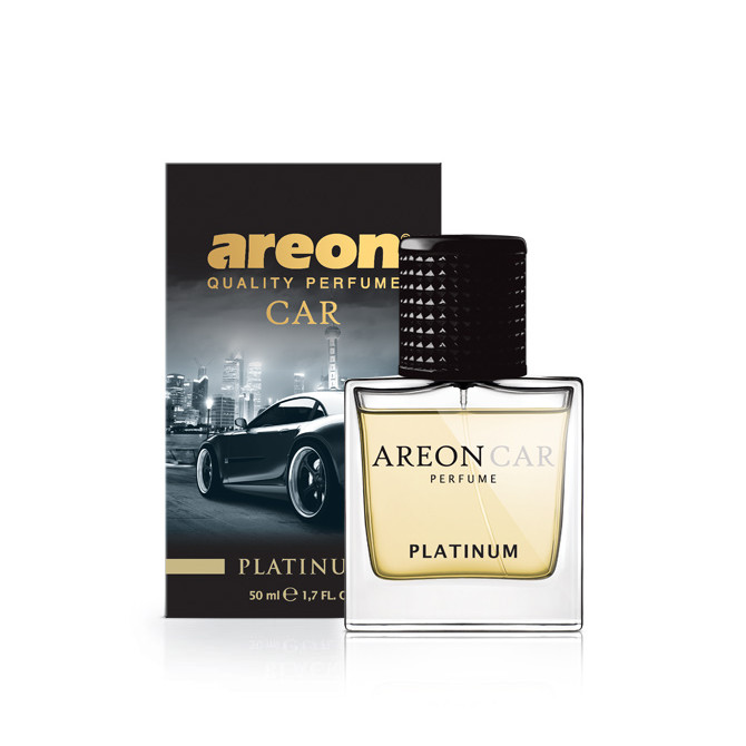 AREON CAR PERFUME 50ml - Platinum "Areon" auto oro gaiviklis purškiamas oro gaiviklis