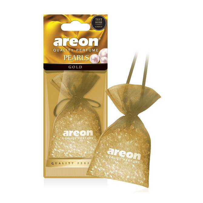 AREON PEARLS SPORT LUX - Gold "Areon" auto oro gaiviklis oro gaiviklis