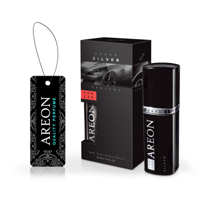AREON PERFUME 50ml - Silver "Areon" auto oro gaiviklis 