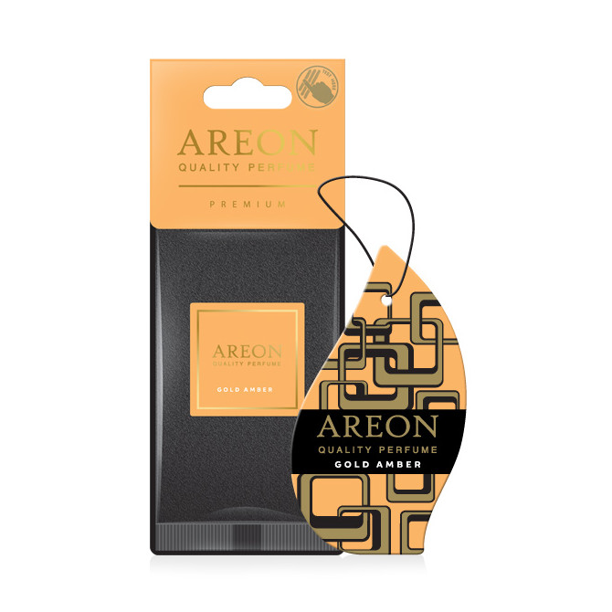 AREON auto gaisa atsvaidzinātājs PREMIUM-Gold Amber