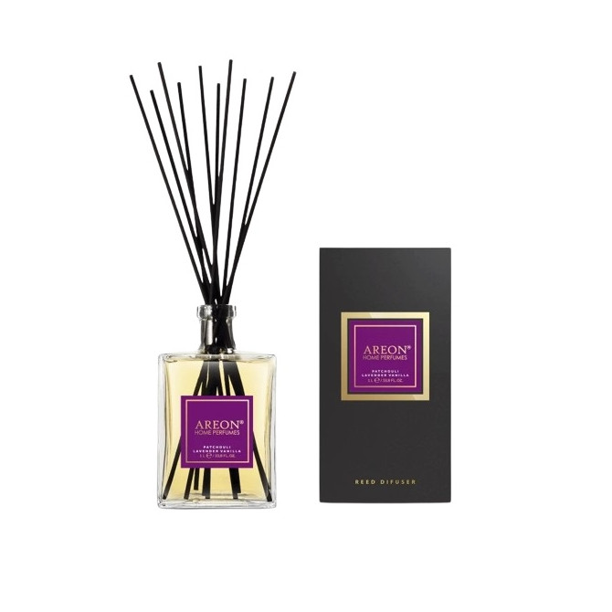 AREON Namų kvapas AREON BLACK Patchouli-Lavender-Vanilla 1l Namų kvapas AREON BLACK Patchouli-Lavender-Vanilla 1l