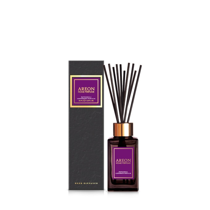 AREON Namų kvapas AREON BLACK  Patchouli-Lavender-Vanilla 85ml 