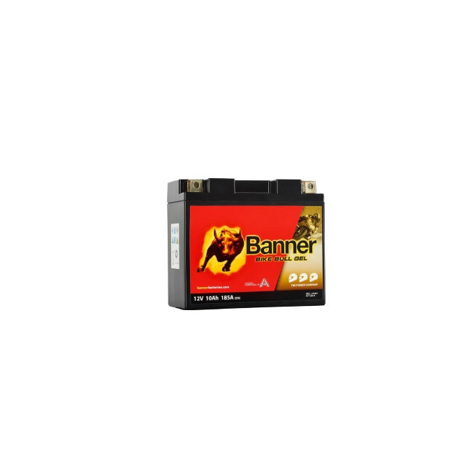 BANNER Akum.Banner10Ah Bike Bull GEL 12V 185A 150x69x130mm akumuliatorius