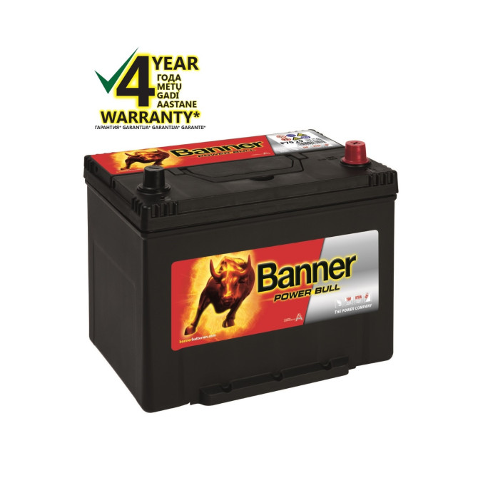 BANNER POWER BULL Ca/Ca akum. 12V, 70Ah, 600En 260x174x200/222