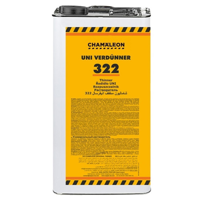 CHAMAELEON 322 Akrilinis skiediklis UNI 5 L 