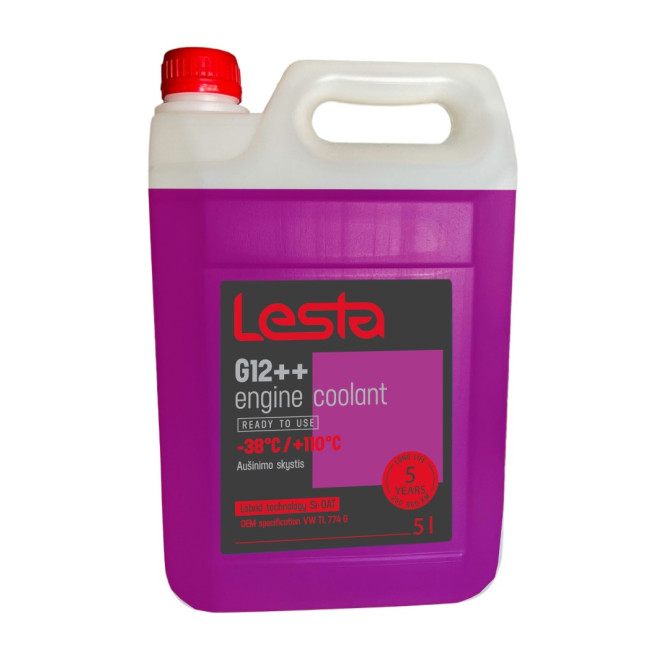 LESTA Aušinimo skystis "Antifreeze" G12++ 5L 