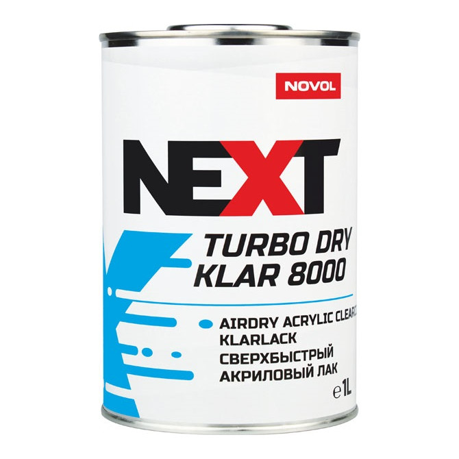 NEXT Lakas Turbo Dry Klar 8000 2:1 Next, 1 l lakas 
