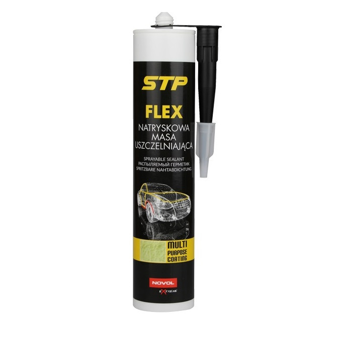 NOVOL Purškiamas hermetikas STP FLEX  juodas 290ml 