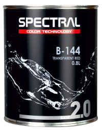 B-144 TRANSPARENT RED 0.8L