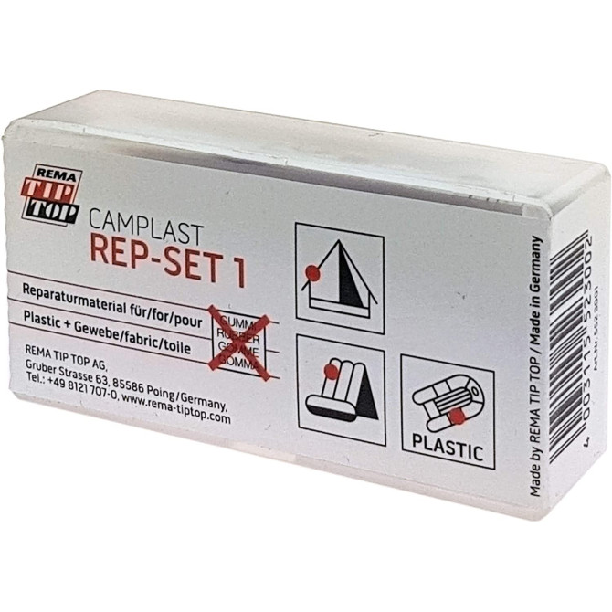 REMA TIP TOP  Rinkinys PVC dangų rem. , MINI palapinių, baseinų ir turistinės įrangos remonto rinkinys  