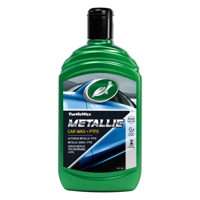 TURTLE WAX Vaškas Metalic tipo paviršiams +PTFE TURTLE WAX, 500 ml 