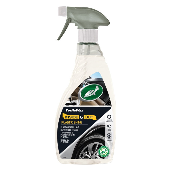 TURTLE WAX Vidaus ir išorės plastikų valiklis-apsauga 500ml plastiko valiklis