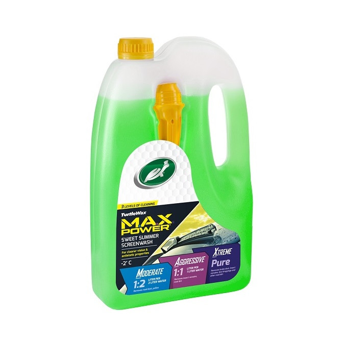 Vasarinis stiklų ploviklis Max Power Turtle Wax -2°C 4 l