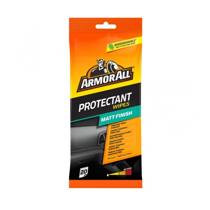 Servetėlės plastikui, vinilui matinės 20vnt ArmorAll